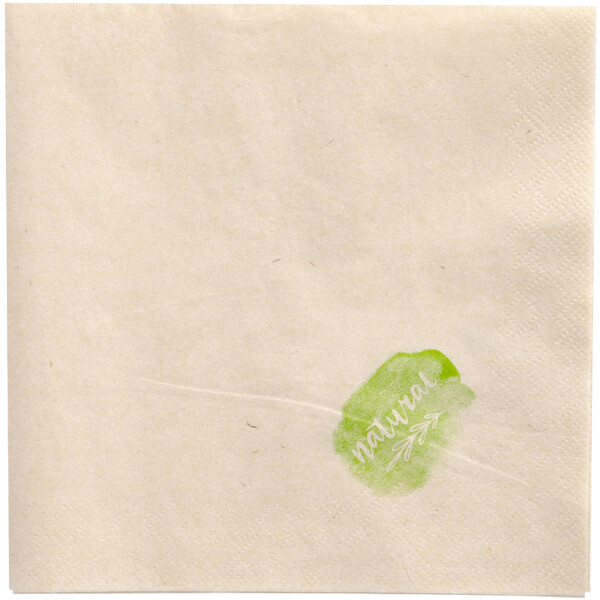 PAPSTAR Lunch-Servietten, 330 x 330 mm, 2-lagig, natur