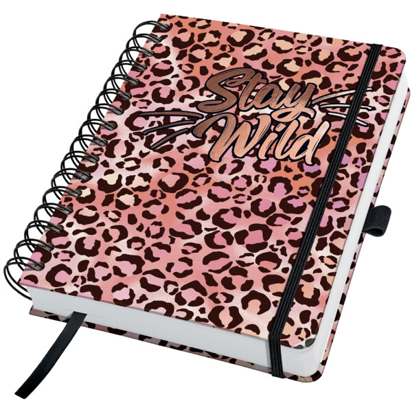 sigel Spiralbuch Jolie Inspire "Pink Leo Love", DIN A5
