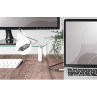 DIGITUS Bidirektional Adapterkabel, USB-C - DisplayPort, 2 m