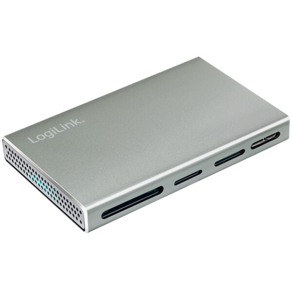 LogiLink USB 3.2 Gen1 Card Reader, 5-in-1, Aluminiumgehäuse