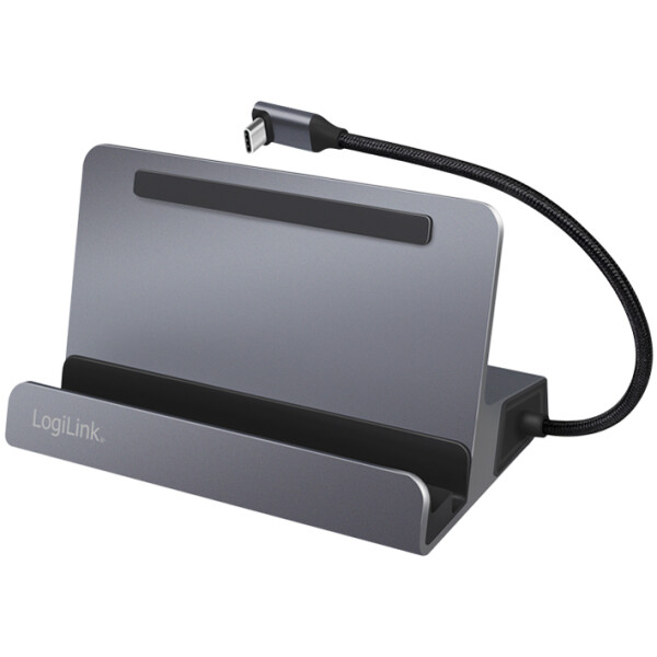 LogiLink USB 3.2 Gen1 Dockingstation mit Halterung, 6-Port