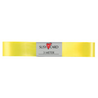 SUSY CARD Geschenkband "Doppelsatin", 15 mm x 3...