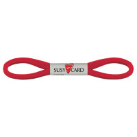 SUSY CARD Geschenkband "Easy", 6 mm x 3 m, rot