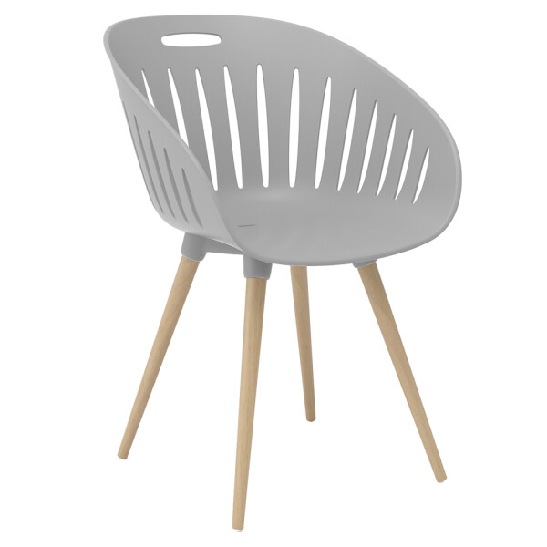 Topstar Outdoorstuhl "T2023", 2er Set, hellgrau