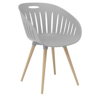 Topstar Outdoorstuhl "T2023", 2er Set, hellgrau