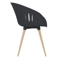 Topstar Outdoorstuhl "T2023", 2er Set, hellgrau