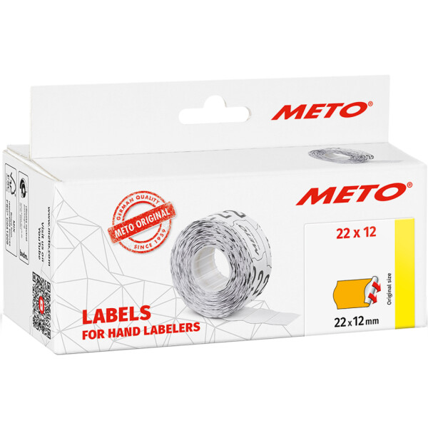 METO Etiketten für Preisauszeichner, 32 x 19 mm, grün