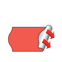 METO Etiketten für Preisauszeichner, 32 x 19 mm, orange