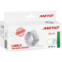METO Etiketten für Preisauszeichner, 26 x 16 mm,...