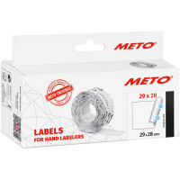 METO Etiketten für Preisauszeichner, 29 x 28 mm,...