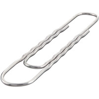 Maped Aktenklammern, vernickelt, 77 mm, gewellt
