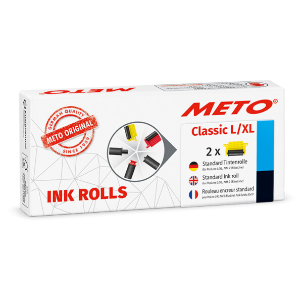 METO Tintenrolle Preisauszeichner Classic S, schwarz