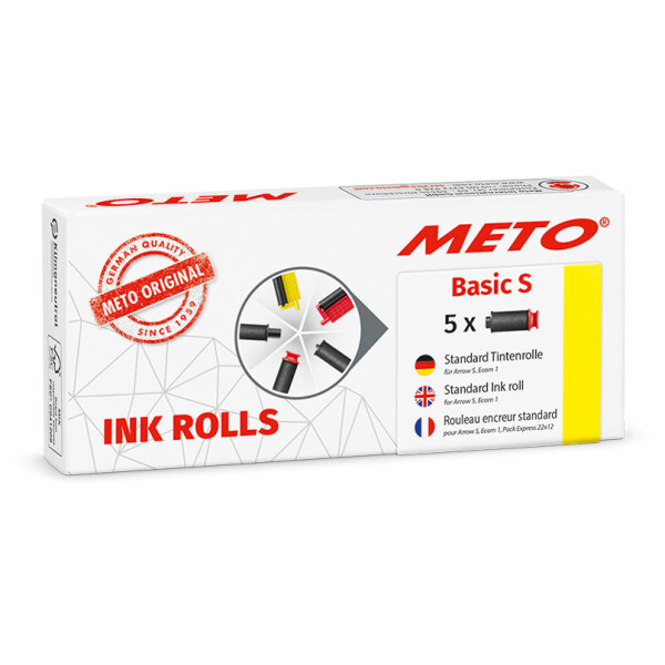 METO Tintenrolle Preisauszeichner Classic S, schwarz