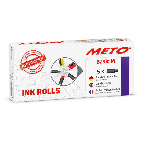 METO Tintenrolle Preisauszeichner Classic S, schwarz