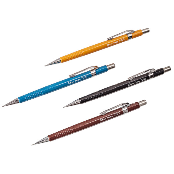 Pentel Druckbleistift P205, gr&uuml;n, Minenst&auml;rke: 0,5 mm