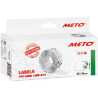 METO Etiketten für Preisauszeichner, 22 x 12 mm,...
