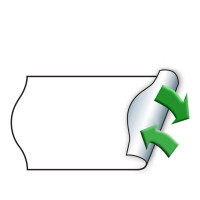 METO Etiketten für Preisauszeichner, 22 x 12 mm, weiß