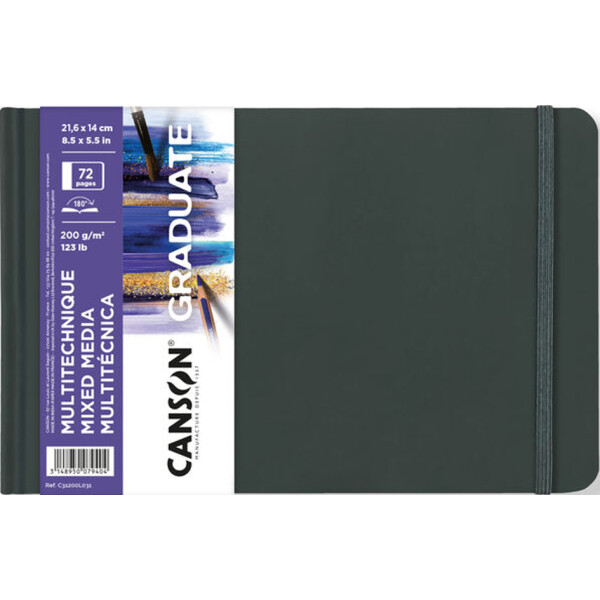 CANSON Skizzenbuch GRADUATE Mixed Media, 140 x 216 mm