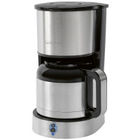 CLATRONIC Thermo-Kaffeemaschine KA 3805, silber schwarz