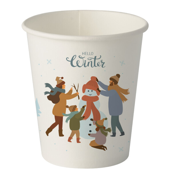 PAPSTAR Papp-Trinkbecher "Hello Winter", 0,2 l
