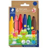 STAEDTLER Fasermaler Noris junior, 6er Kartonetui