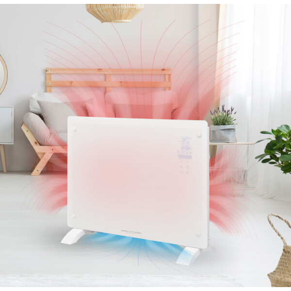PROFI CARE Glas-Konvektorheizung PC-GKH 3118, schwarz