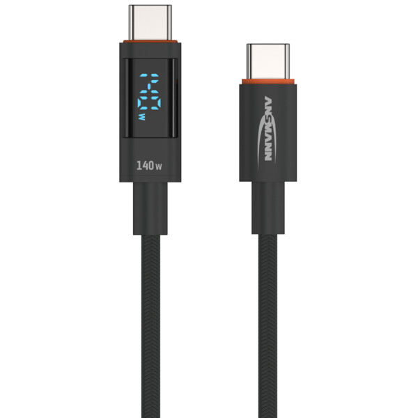ANSMANN Daten- &amp; Ladekabel, USB-C - USB-C, 0,6 m