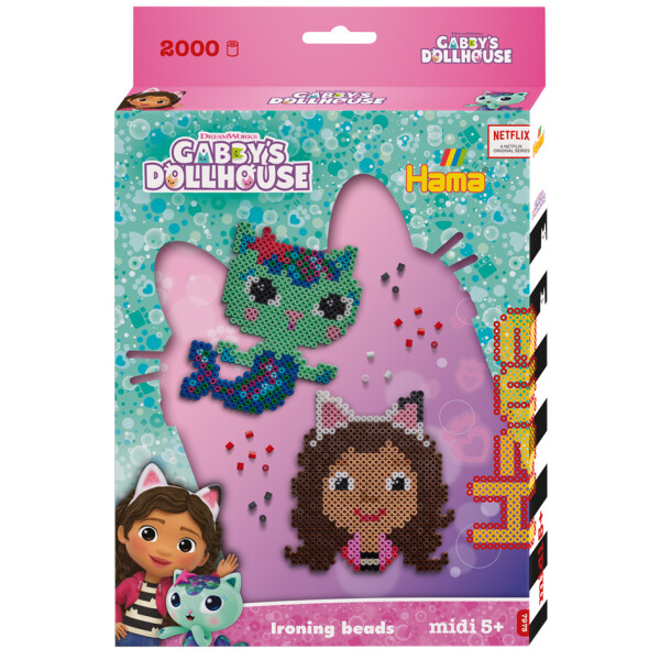Hama Bügelperlen midi "Gabbys Dollhouse", Geschenkpackung