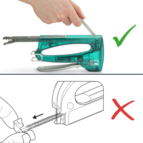 TACWISE Handtacker Z2 53-13T, Kunststoff, grün-transparent