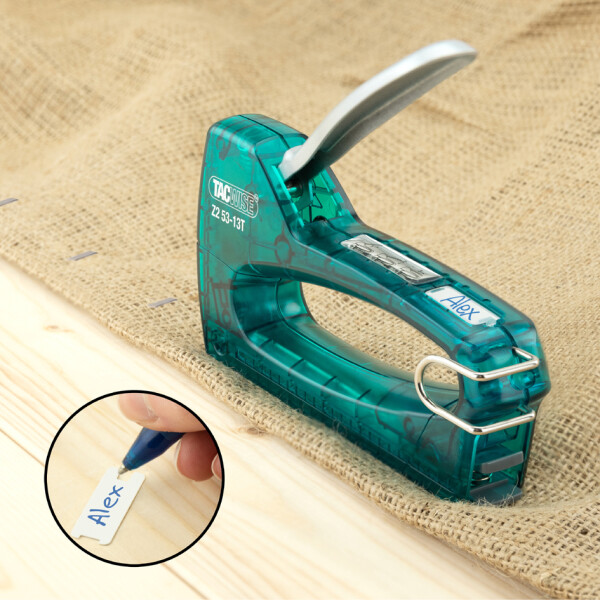 TACWISE Handtacker Z2 53-13T, Kunststoff, grün-transparent