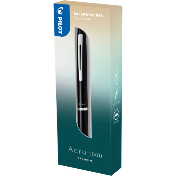 PILOT Druckkugelschreiber ACRO 1000 PREMIUM,Metal Coral Pink