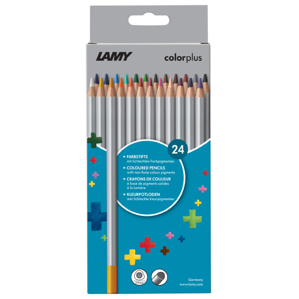 LAMY Dreikant-Buntstifte colorplus, 24er Kartonetui