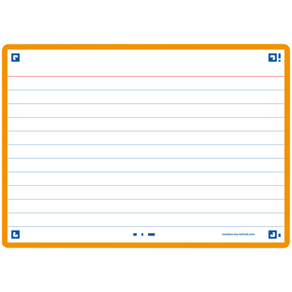 Oxford Karteikarten "Flash 2.0", 105 x 148 mm, türkis
