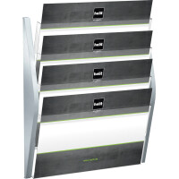 helit 4er Wand-Prospekthalter "the arc", DIN A3...