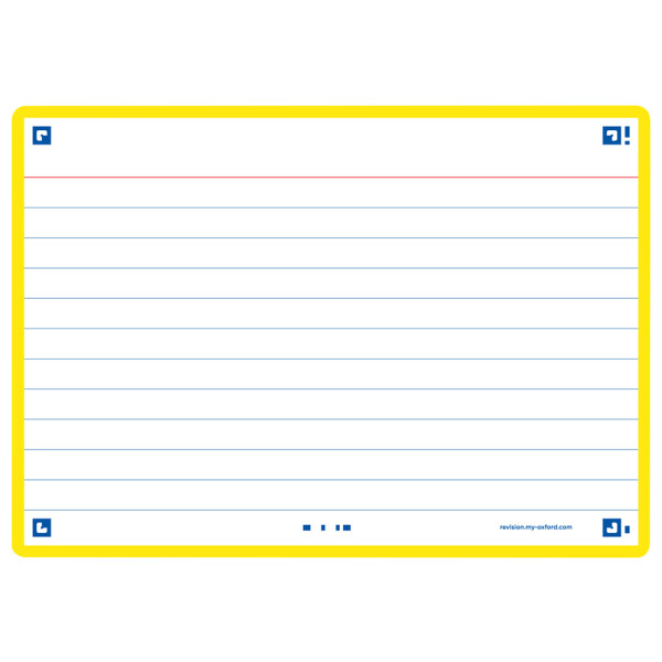 Oxford Karteikarten "Flash 2.0", 105 x 148 mm, mint