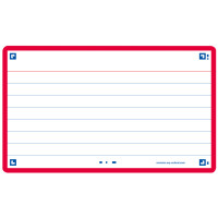 Oxford Karteikarten "Flash 2.0", 75 x 125 mm, liniert, lila