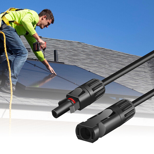 LogiLink Solar-Verlängerungskabel-Set, PVC - PVC, 5,0 m