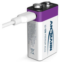 ANSMANN Li-Ion Akku E-Block mit USB-C Kupplung