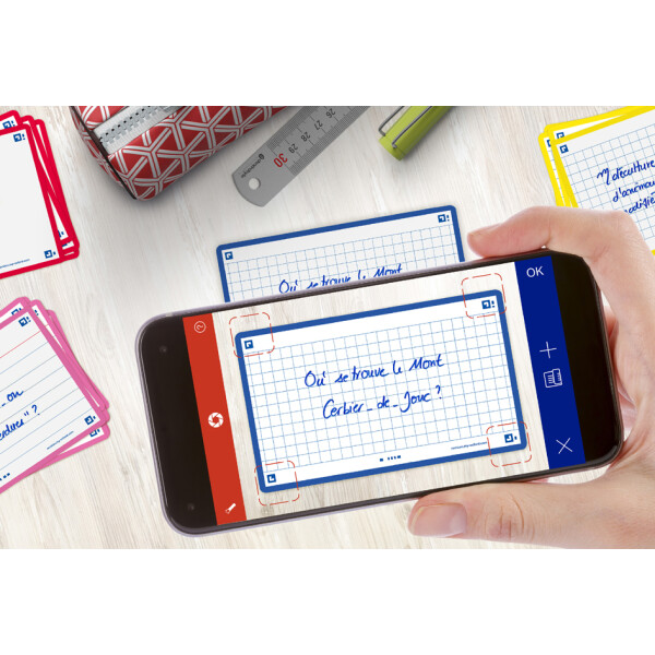 Oxford Karteikarten "Flash 2.0", 75 x 125 mm, blanko, gelb