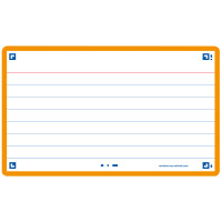 Oxford Karteikarten "Flash 2.0", 75 x 125 mm, blanko, gelb