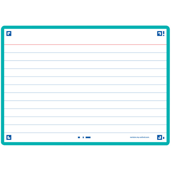 Oxford Karteikarten "Flash 2.0", 105 x 148 mm, fuchsia