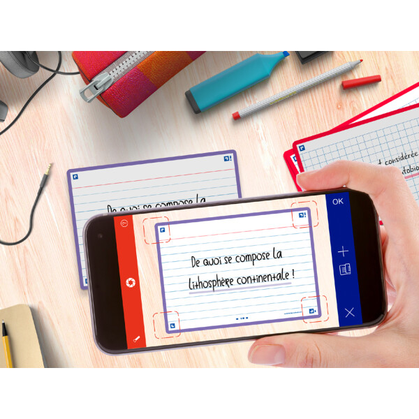 Oxford Karteikarten "Flash 2.0", 105 x 148 mm, fuchsia