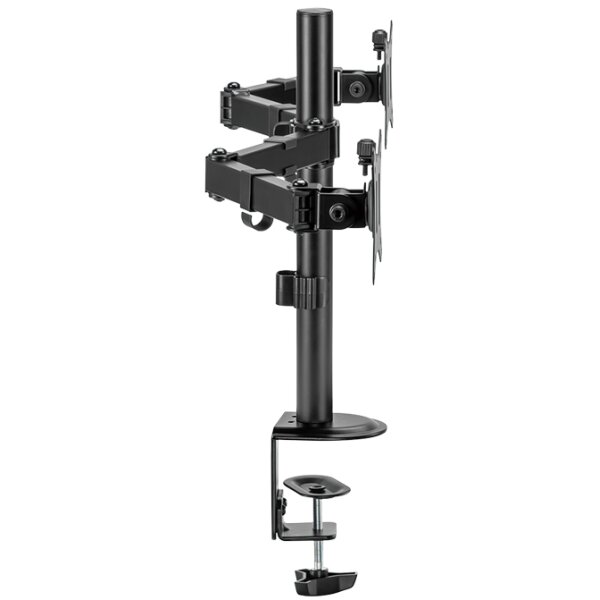 LogiLink Doppel-Monitorhalterung, Arml&auml;nge: 376 mm, schwarz