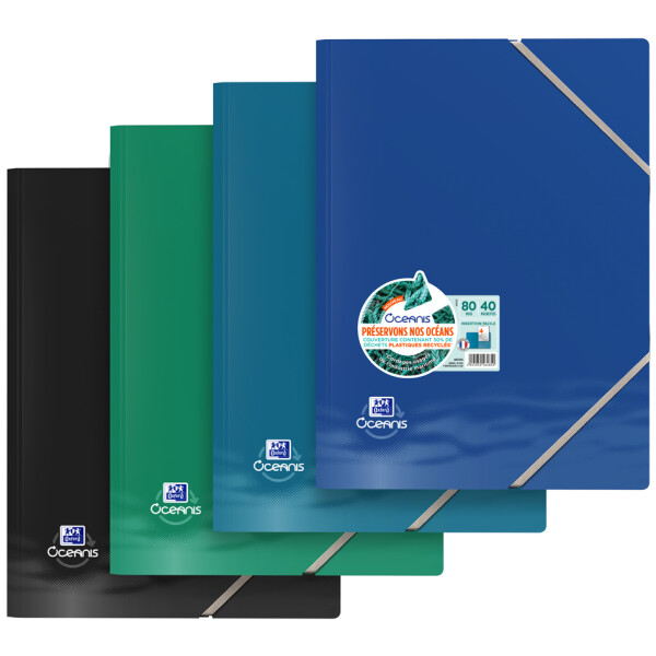 Oxford Sichtbuch "Oceanis", DIN A4, 40 Hüllen, recyceltes PP