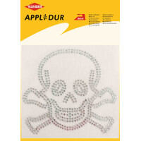 KLEIBER Strass-Applikation XL "Totenkopf", 140...