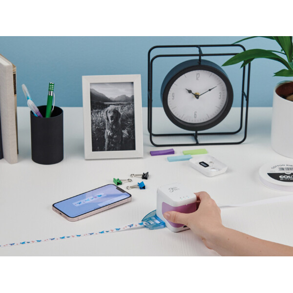 COLOP mobiler Drucker e-mark go Starter-Set, wei&szlig;