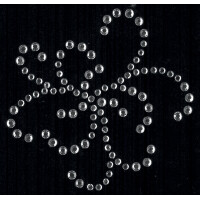 KLEIBER Strass-Applikation "Schmetterling", 55 x 60 mm