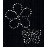 KLEIBER Strass-Applikation "Schmetterling", 55 x 60 mm