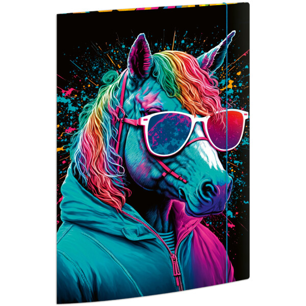 RNK Verlag Zeichnungsmappe "Neon", Karton, DIN A4