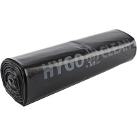 HYGOCLEAN LDPE-Müllsäcke, 120 Liter, 45 my, schwarz
